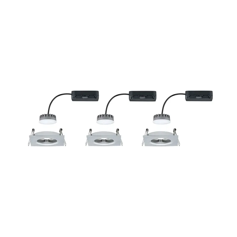 Kit enc Premium Coin Slim grad car fixe LED 3x6,8W 2700K 230V 51mm ...