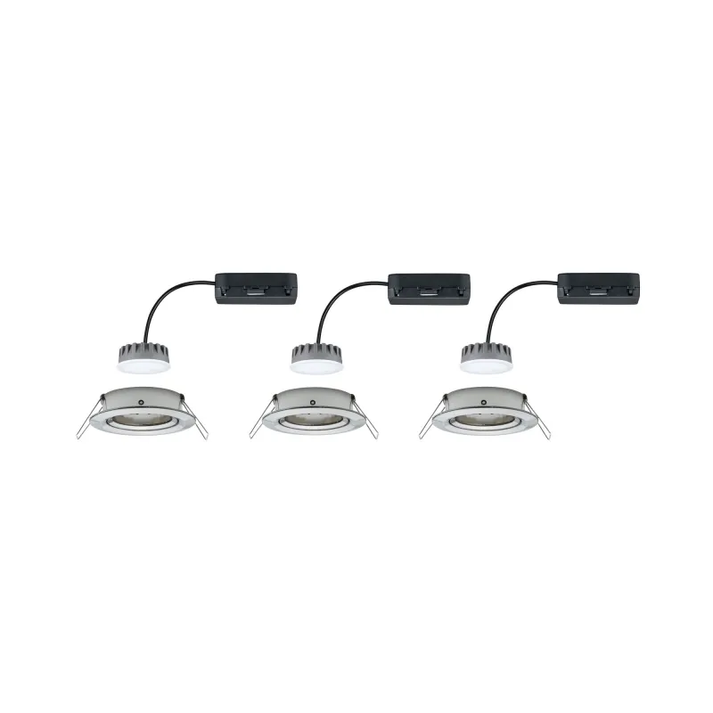 Kit enc Premium Coin Slim grad rd orien LED 3x6,8W 2700K 230V 51mm ...