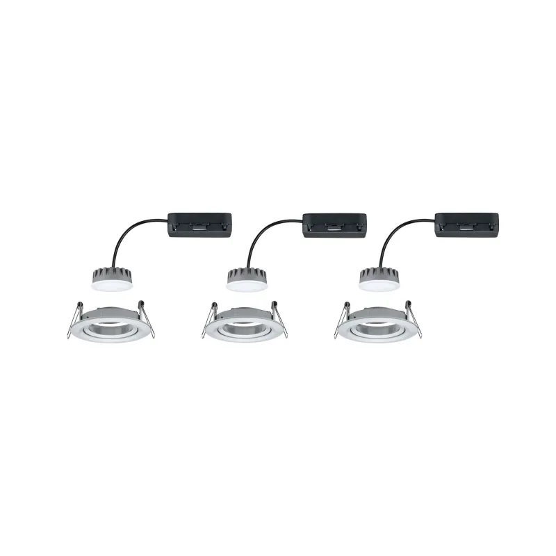 Kit enc Premium Coin Slim grad rd orien LED 3x6,8W 2700K 230V 51mm ...