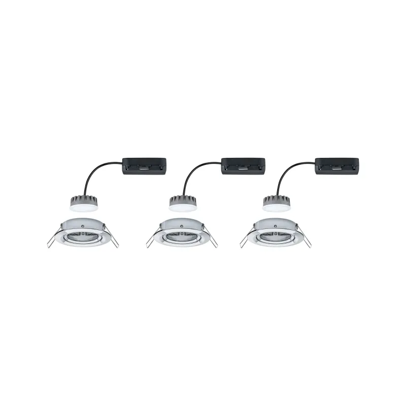 Kit enc Premium Coin Slim grad rd orien LED 3x6,8W 2700K 230V 51mm ...