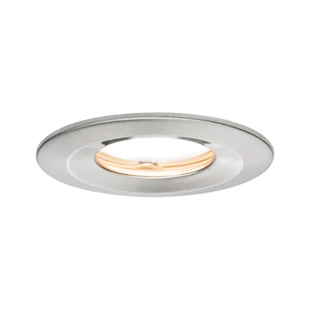 Kit encastré Premium Coin Slim reglable rond fixe IP65 LED 1x6,8W 230V 51mm Acier bro/aluminium