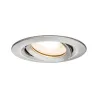 Encastrés LED Nova IP65 rond 7 W GU10 acier Kit unitaire orientable 