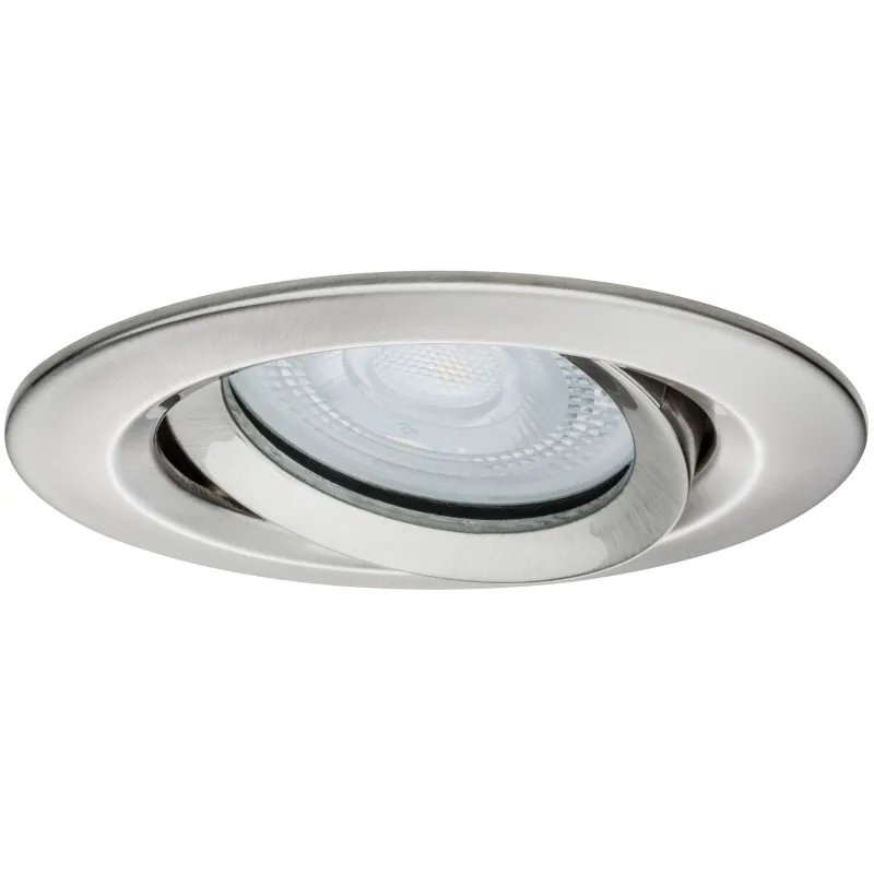 Encastrés LED Nova IP65 rond 7 W GU10 acier Kit unitaire orientable 