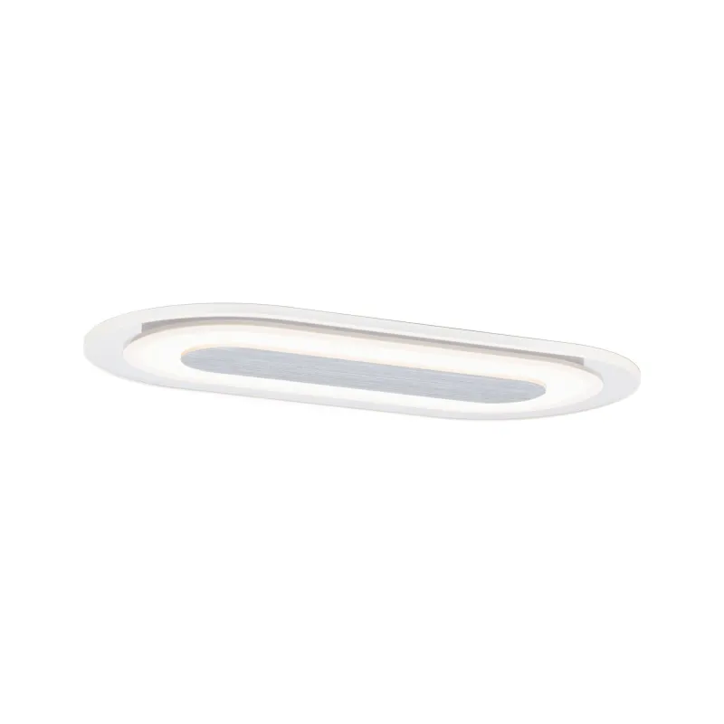 Kit enc Premium Whirl oval LED 1x8W 230V 115x230 mm Alu tourné/Sat ...