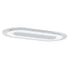 Kit enc Premium Whirl oval LED 1x8W 230V 115x230 mm Alu tourné/Sat ...