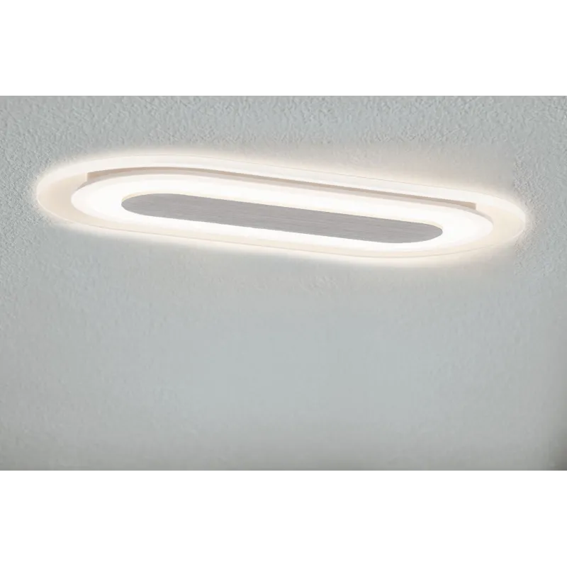 Kit enc Premium Whirl oval LED 1x8W 230V 115x230 mm Alu tourné/Sat ...