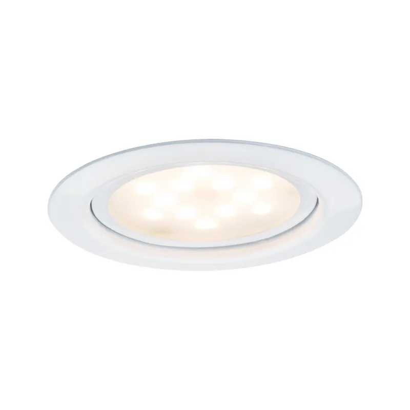 Kit encastrés meuble LED 3x4,5W 6VA 230V/350mA 65mm blanc/métal - P...