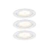 Kit encastrés meuble LED 3x4,5W 6VA 230V/350mA 65mm blanc/métal - P...