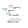 Kit encastrés meuble LED 3x4,5W 6VA 230V/350mA 65mm blanc/métal - P...