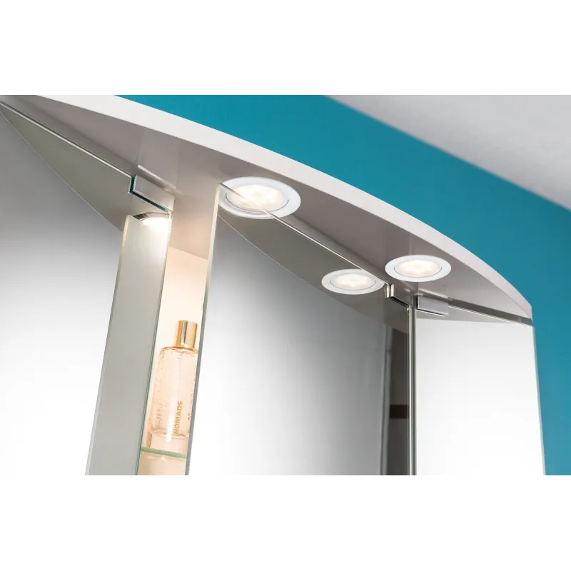 Kit encastrés meuble LED 3x4,5W 6VA 230V/350mA 65mm blanc/métal - P...