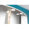 Kit encastrés meuble LED 3x4,5W 6VA 230V/350mA 65mm blanc/métal - P...