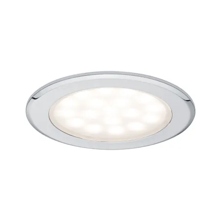 Kit encastrés meubles ronds LED 2x2,5W 6 VA 230/12V 3000 K Chrome/A...