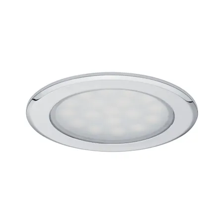 Kit encastrés meubles ronds LED 2x2,5W 6 VA 230/12V 3000 K Chrome/A...