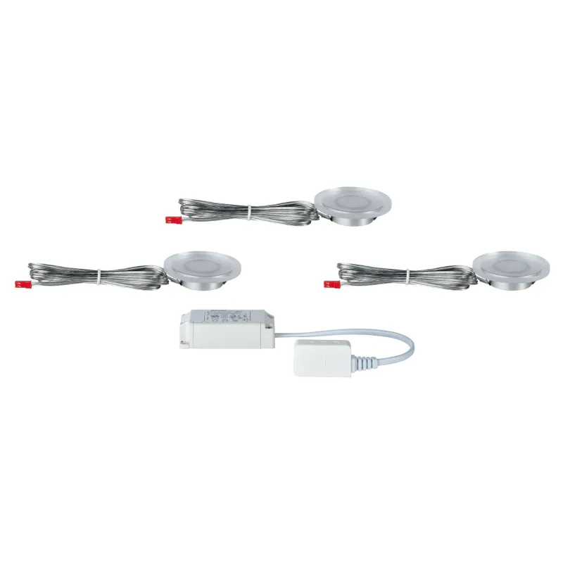 Kit encastrés meubles Whirl mini Rond LE D 3x2,4W 7VA 230V/700mA 65...