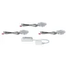 Kit encastrés meubles Whirl mini Rond LE D 3x2,4W 7VA 230V/700mA 65...
