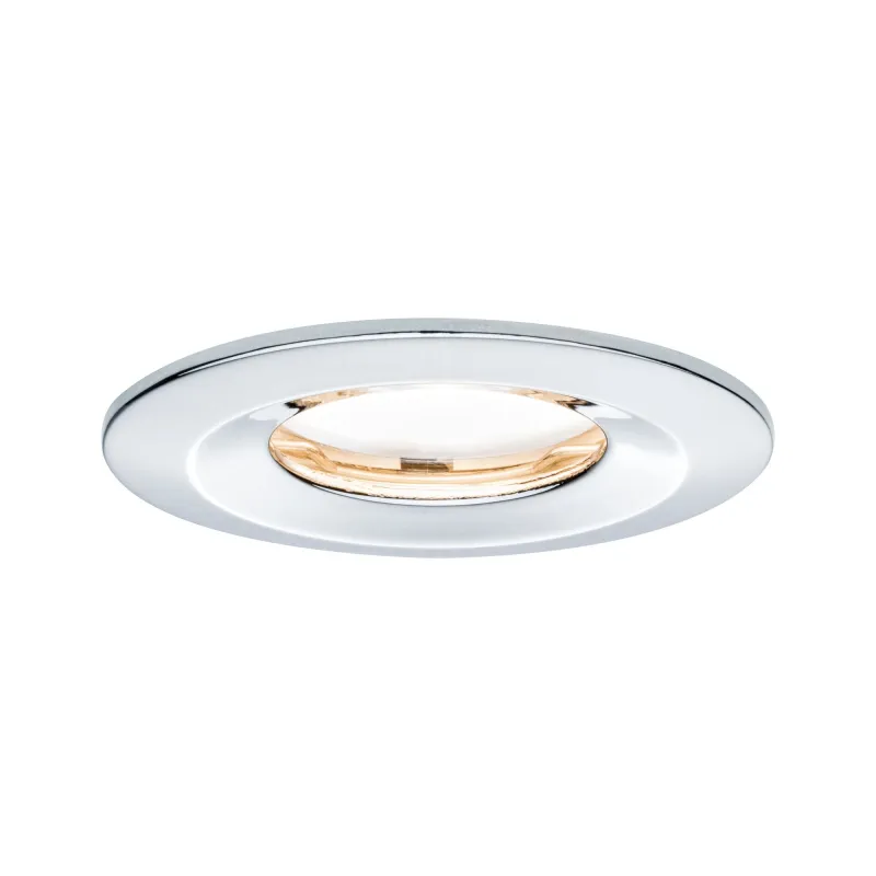 Encastrés LED Coin Slim IP65 rond 6,8 W chrome Kit unitaire à intensité variable