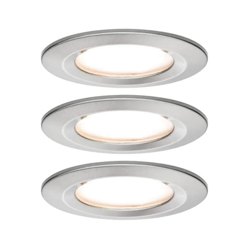 Kit encastrés Premium Coin Slim rond fix e LED 3x6,8W 2700K 230V 51...