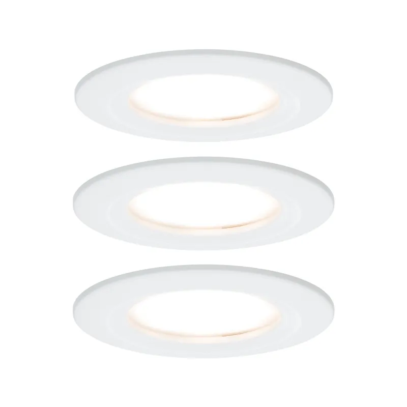 Kit encastrés Premium Coin Slim rond fix e LED 3x6,8W 2700K 230V 51...