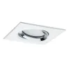 Kit encastrés Premium Nom IP65 carré orient. LED 1x7W 230 V GU10 51...