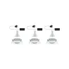 Kit encastrés Premium Nom IP65 orientabl e LED 3x7W 230 V GU10 51 m...