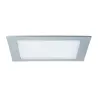 Kit encastrés Quality Panel carré LED 1x 18W 4000K 230V 220x220mm C...