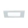 Kit encastrés Quality Panel carré LED 1x 6W 4000K 230V 115x115mm Bl...