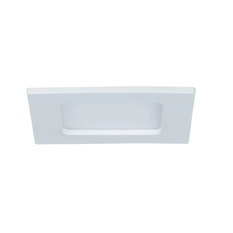 Kit encastrés Quality Panel carré LED 1x 6W 4000K 230V 115x115mm Bl...