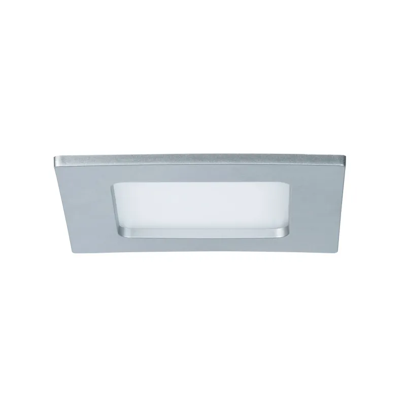 Kit encastrés Quality Panel carré LED 1x 6W 4000K 230V 115x115mm Ch...