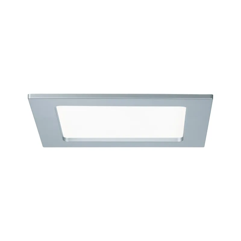Kit encastrés Quality Panel carré LED 1x12W 4000K 230V 165x165mm Ch...