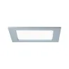 Kit encastrés Quality Panel carré LED 1x12W 4000K 230V 165x165mm Ch...