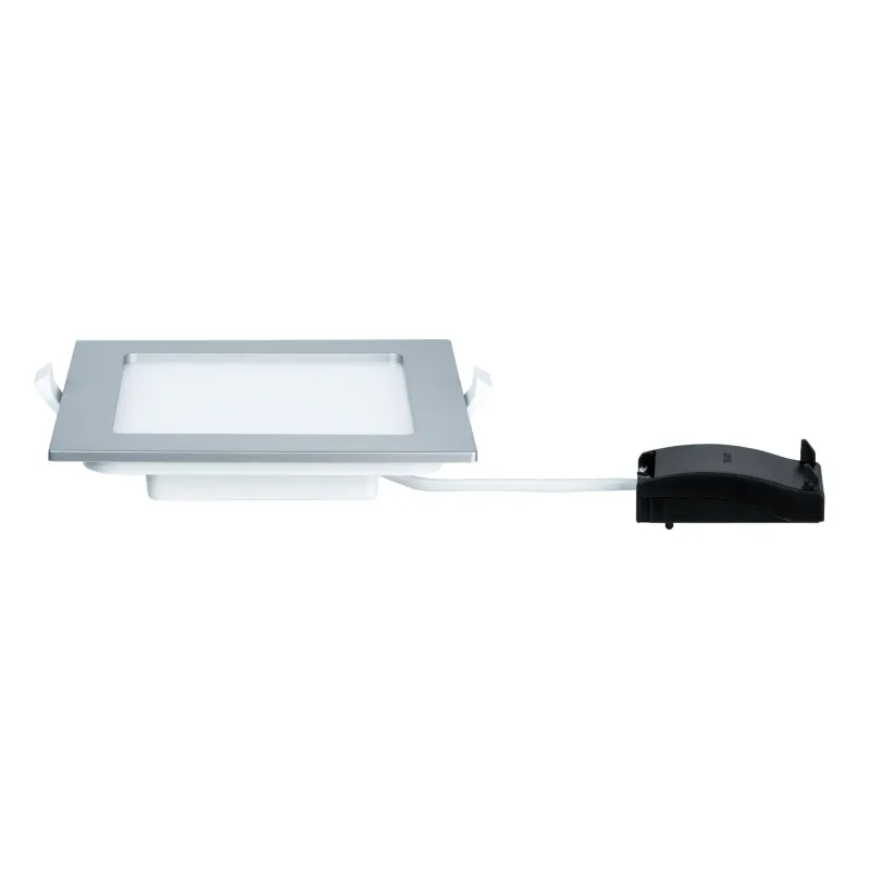 Kit encastrés Quality Panel carré LED 1x12W 4000K 230V 165x165mm Ch...