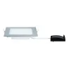 Kit encastrés Quality Panel carré LED 1x12W 4000K 230V 165x165mm Ch...
