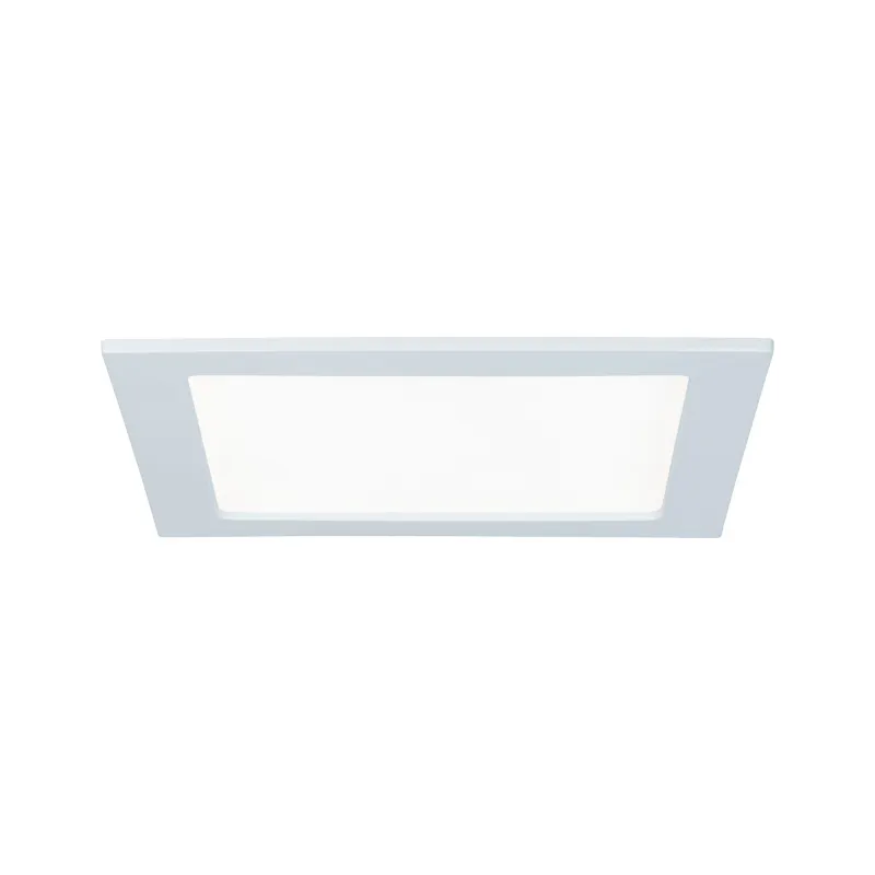 Kit encastrés Quality Panel carré LED 1x18W 4000K 230V 220x220mm Bl...