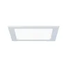 Kit encastrés Quality Panel carré LED 1x18W 4000K 230V 220x220mm Bl...