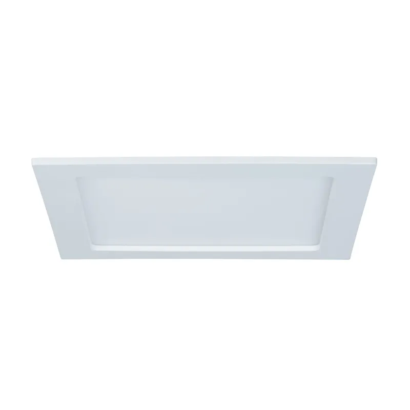 Kit encastrés Quality Panel carré LED 1x18W 4000K 230V 220x220mm Bl...