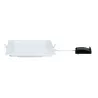 Kit encastrés Quality Panel carré LED 1x18W 4000K 230V 220x220mm Bl...