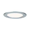 Kit encastrés Quality Panel rond LED 1x1 2W 2700K 230V 170mm Chrome...