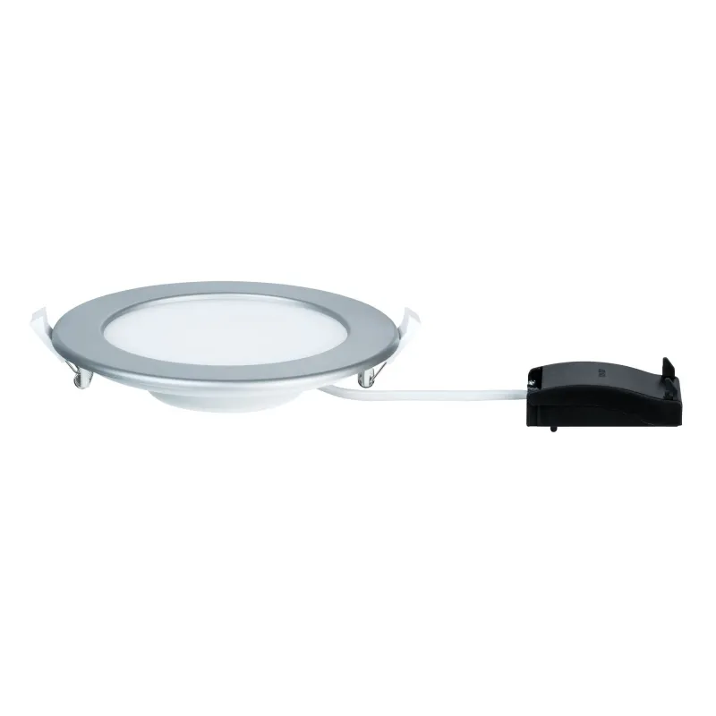 Kit encastrés Quality Panel rond LED 1x1 2W 2700K 230V 170mm Chrome...
