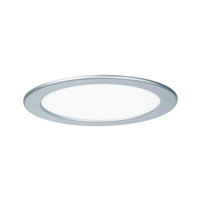 Kit encastrés Quality Panel rond LED 1x1 8W 4000K 230V 220mm Chrome...