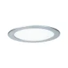 Kit encastrés Quality Panel rond LED 1x1 8W 4000K 230V 220mm Chrome...