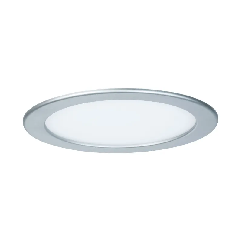 Kit encastrés Quality Panel rond LED 1x1 8W 4000K 230V 220mm Chrome...