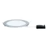 Kit encastrés Quality Panel rond LED 1x1 8W 4000K 230V 220mm Chrome...