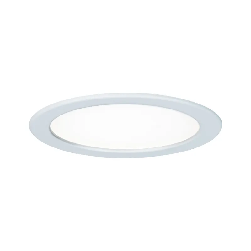 Kit encastrés Quality Panel rond LED 1x18W 4000K 230V 220mm Blanc/p...