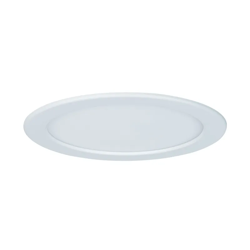 Kit encastrés Quality Panel rond LED 1x18W 4000K 230V 220mm Blanc/p...