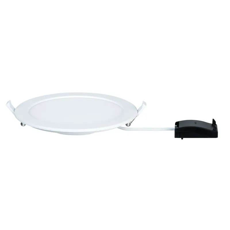 Kit encastrés Quality Panel rond LED 1x18W 4000K 230V 220mm Blanc/p...