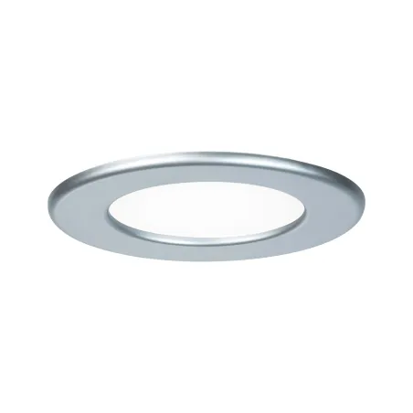 Kit encastrés Quality Panel rond LED 1x6 W 4000K 230V 115mm Chrome ...