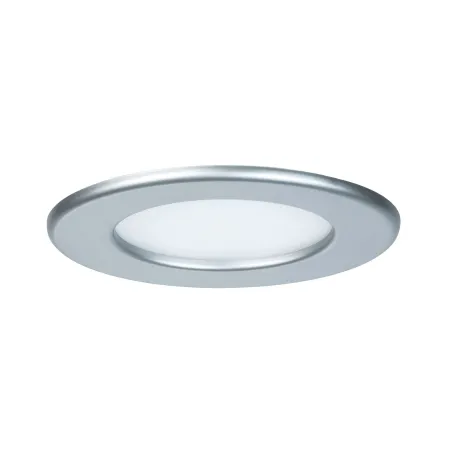 Kit encastrés Quality Panel rond LED 1x6 W 4000K 230V 115mm Chrome ...