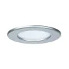 Kit encastrés Quality Panel rond LED 1x6 W 4000K 230V 115mm Chrome ...