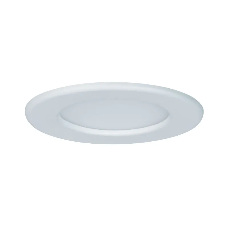 Kit encastrés Quality Panel rond LED 1x6W 4000K 230V 115mm Blanc/pl...