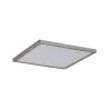 Kit pan enc Areo carré IP23 LED 1x12W 3000K 230V 180x180mm Nickel m...